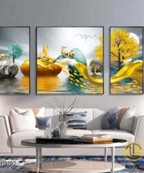 Bộ Tranh Tráng Gương Phong Cảnh Đẹp &#8211; LH319 &#8211; Linh Trần Decor