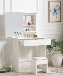 Bàn trang điểm gỗ MDF BTD28 cao cấp, bền đẹp tại Bích Ngọc