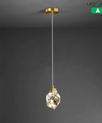 Đèn Thả Thông Tầng Pha Lê Đa Giác HTK027